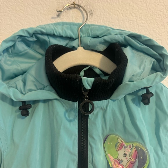 O’STIN Fall /Mild Winter Hooded Jacket in Teal Color. Size Toddler 4-5. - Picture 10 of 17